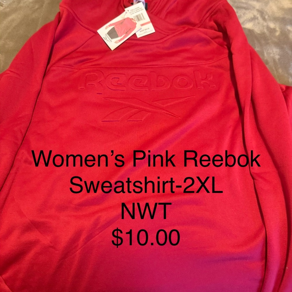 Adidas Women's Pink Hoodie 2XL